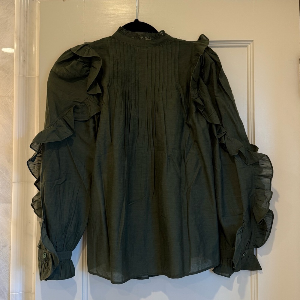 Zadig & Voltaire Timmy Tomboy Ruffled Tunic size XS - Picture 5 of 6